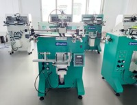 Máquina de Serigrafía Semiautomática de un Solo Color, Equipo de Impresión de Funcionamiento Estable, Fácil de Operar, Alta Eficiencia