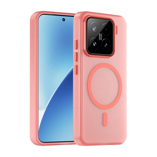 Shockproof TPU PC Acrylic Translucent Frosted Matte Magnetic Phone case for xiaomi 15 15pro Back Cover