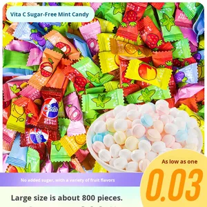 Comprimés de menthe sans sucre à la vitamine C pour réceptionniste <span class=keywords><strong>d</strong></span>'hôtel, bonbons à croquer pour une haleine fraîche, en vrac 500g - Product Image 3