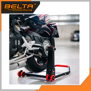 BELTA Nuovo Cavalletto Laterale Universale per <span class=keywords><strong>Moto</strong></span> con Funzione Pieghevole KPS-M22L-4R RD - Product Image 6