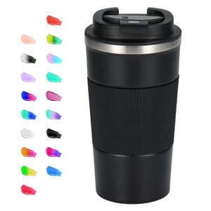 ספל קפה חדש עם דופן כפולה, בקבוק מים מבודד בוואקום, נירוסטה, עם מכסה LED, כוס טרמית לנסיעות וקמפינג - Product Image 3