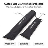 Sac à cordon long personnalisé avec logo, en polyester durable, pour le rangement d'équipements de camping et de plein air