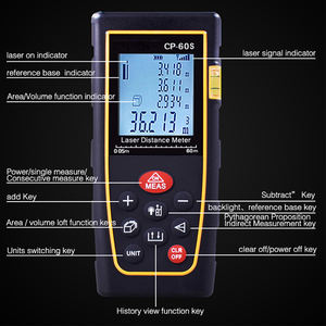 Ultimo Modello di Telemetro Laser 80m con Modalità Pitagorica e Ampio Display LCD per Calcoli di Distanza Complessi - Product Image 5