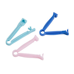 Penjepit kabel umbilikal medis sekali pakai untuk bayi dan dewasa penutup luka transparan bahan plastik berbeda - Product Image 1