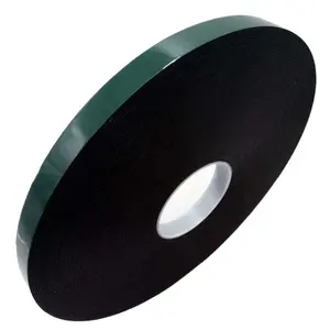 6mm 8mm 10mm 12mm 15mm 20mm 25mm de large automobile Permanent carrosserie garniture auto-adhésif Double face noir FoamTape