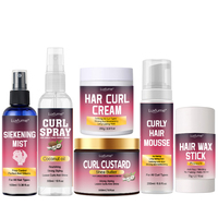 Coffret cadeau pour le soin des cheveux Chebe Butter Hair Growth Oil Batana Oil Butter Edge Control Braid Gel