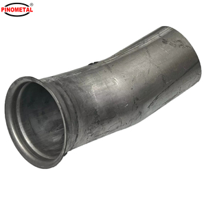 Penjualan laris pipa knalpot 2 bengkok baja aluminium 5 inci untuk truk Volvo 20446745 - Product Image 3