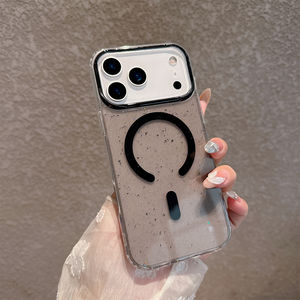 Funda Transparente de TPU con Purpurina y Carga Inalámbrica para <span class=keywords><strong>iPhone</strong></span> 17 Air 16 15 <span class=keywords><strong>14</strong></span> <span class=keywords><strong>Pro</strong></span> Max, Magnética y Resistente a Golpes - Product Image 2