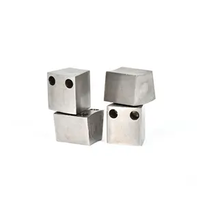 18g/cm High Density Metal Fabrication Counterweight Part Machining Tungsten Carbide Cube Weight Block