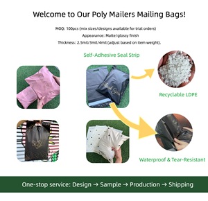 Bolsas de Correo de Polietileno Personalizadas a Todo Color, 10x13 Pulgadas, Mate, Resistentes a Desgarros, para Marcas de Ropa, Diseño de Lunares, MOQ Bajo de 100 Piezas - Product Image 2