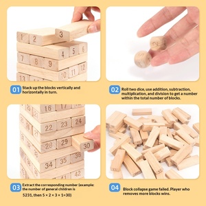 <span class=keywords><strong>Juego</strong></span> <span class=keywords><strong>de</strong></span> Bloques <span class=keywords><strong>de</strong></span> Equilibrio Apilables, <span class=keywords><strong>Juego</strong></span> <span class=keywords><strong>de</strong></span> <span class=keywords><strong>Mesa</strong></span> Interactivo para Fiestas Familiares, Ocio y Entretenimiento - Product Image 3