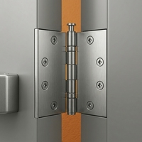Porte coupe-feu en acier résistante au feu pendant 3 heures, conforme à la norme américaine, porte d'entrée moderne pour hôtels et entrepôts