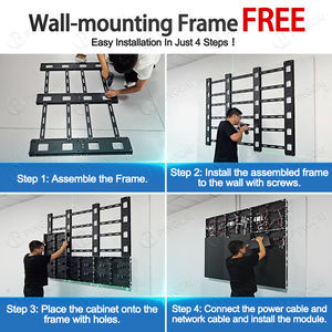 4K 16X9 0,9 <span class=keywords><strong>1</strong></span>,25 P1.53 P1.5 <span class=keywords><strong>Panel</strong></span> de pared de video <span class=keywords><strong>Led</strong></span> montado en la pared fijo para interiores Pantallas <span class=keywords><strong>Led</strong></span> gigantes Pantalla Interior <span class=keywords><strong>Led</strong></span> Publicia - Product Image 2