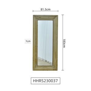 INNOVA - Espejo de Pared Rectangular Grande, Rústico, Estilo Europeo, Ecológico, de Madera Maciza, 7 cm de Grosor - Product Image 4