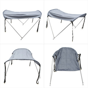YISHUN Oxford impermeable protección UV cuadrado soporte trasero poste <span class=keywords><strong>barco</strong></span> cubierta Acero inoxidable Bimini modelo superior 2017 - Product Image 3