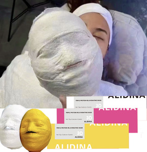 A 5D V Line Face Gypsum Mask Mummy Mask Beauty Spa Use Gypsum Gold 5D Whitening Lift Thin Face Mummy <strong>Plaster</strong> <strong>Facial</strong> Mask - Product Image 6