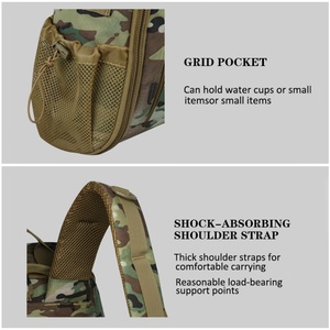 ARTEX 27L Lightweight 1000D Polyester Medical Bag with Three <b>Small</b> Pouches Molle System Tactical <b>Backpack</b> - Product Image 6