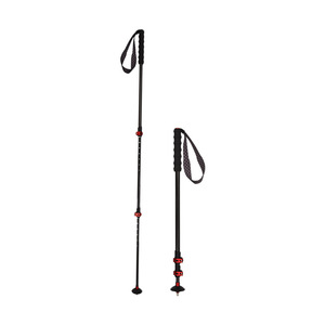 Bastones de Trekking de Fibra de Carbono, 3 Secciones, Ultraligeros, Telescópicos, con Punta de Aleación de Aluminio - Product Image 1