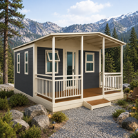 Maison conteneur de 20 pieds, maison modulaire préfabriquée, bâtiment portable avec chambre, cuisine, salle de bain pour usage résidentiel