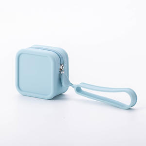 Mini pochette de maquillage carrée-Portable et transport à la main - Product Image 1