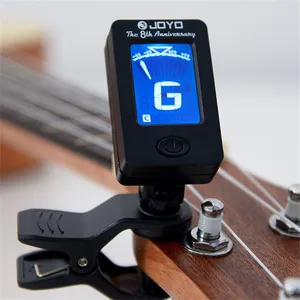 JOYO JT-01 klip Tuner gitar Digital LCD untuk gitar akustik, Bass, biola, Ukulele