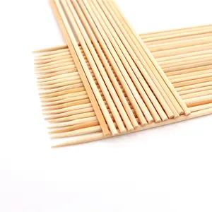 China Factory Wholesale High Quality Cheap Polished 2.5mm/3.0mm/3.5mm/4.0mm/5.0mm/6.0mm/7.0mm Bamboo Sticks Skewers