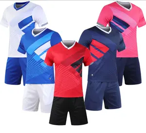 Camisetas de fútbol para niños y adultos, pantalones cortos deportivos, trajes con logotipo personalizado para correr, ropa de fútbol para hombre