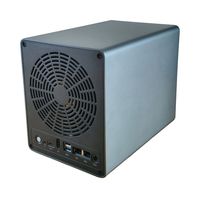 4-дисковый NAS-сервер на базе AMD R5 3550H с двумя портами 2.5G LAN, DDR4 SO-DIMM, M.2 PCIe, SATA, для хранения данных, Windows 10/11, Linux, домашнего медиацентра