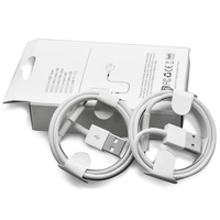 Cabo usb personalizado de 8 pinos tpe 1m, cabo de dados de carregamento rápido para iphone ladeformato 12 13