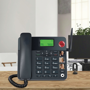 Jimi thẻ <span class=keywords><strong>Sim</strong></span> GSM Máy tính để bàn điện thoại cố định GSM với đài phát thanh cố định điện thoại không dây - Product Image 5