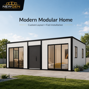 Casa Prefabricada Moderna y Modular Newgen Development, Panel Sándwich Rectangular, Fácil Instalación - Product Image 1