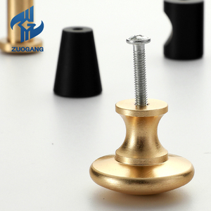 Tay nắm tủ một lỗ, tay nắm ngăn kéo tủ chắc chắn, màu đen mờ, kiểu dáng cổ điển, dùng cho nhà bếp và phòng ngủ - Product Image 5
