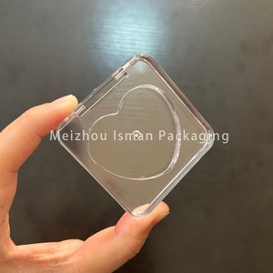 ISMAN Nuevo Diseño Transparente Cuadrado en Forma de Corazón Envase Vacío para Bálsamo Labial Estuche Compacto de Plástico para Maquillaje, Colorete y Paleta de <span class=keywords><strong>Sombras</strong></span> 5g - Product Image 4