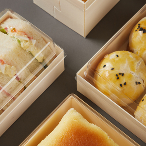 Boîte à biscuits en <span class=keywords><strong>bois</strong></span> de qualité <span class=keywords><strong>alimentaire</strong></span>, <span class=keywords><strong>emballage</strong></span> <span class=keywords><strong>alimentaire</strong></span> à usage unique avec couvercle, vente en gros, fabriqué en Chine - Product Image 2