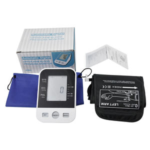 HUAAN Display LCD Leitura De Voz Cuff Eletrônico Médico Braço BP Digital Esfigmomanômetro Pressão Arterial Máquina Monitor - Product Image 5