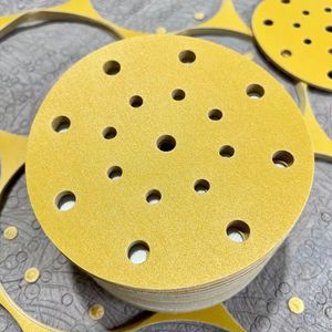5-Inch 8 Hole <strong>Hook</strong> <strong>and</strong> <strong>Loop</strong> Abrasive Sanding Disc Sandpaper Pads Size for Power Random Orbit Sander - Product Image 2