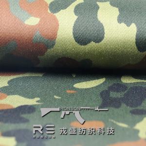 TC 65/35 <span class=keywords><strong>Flecktarn</strong></span> moteado 65% poliéster 35% algodón camuflaje táctico ropa de trabajo tela - Product Image 4
