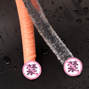 ของเล่นทางเพศแบบสองหัว วัสดุ TPE โปร่งใส นุ่ม สำหรับผู้ใหญ่ - Product Image 2