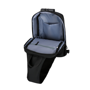 Thời Trang Chất Lượng Cứng Chống Trộm Khóa Mật Mã Không Thấm Nước Bên Trong Túi Quý Ông Kinh Doanh Crossbody Sling Sinh Viên Ngực Túi - Product Image 3