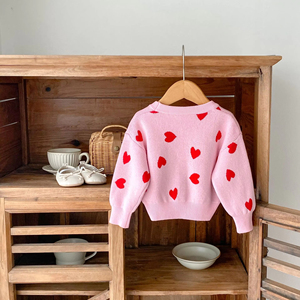 Winter Toddler Girls Long Sleeves Cute Warm Sweater Top Cotton Crew Neck Clothes <strong>Newborn</strong> Baby Girl <strong>Knitted</strong> <strong>Cardigan</strong> - Product Image 3