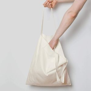 Sac fourre-tout en toile de coton biologique naturel carré imprimé avec logo personnalisé pour chaussures, costumes, bijoux, baseball - Product Image 2