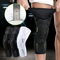 Rodilleras Deportivas Anticolisión de Poliéster EVA, Ligeras, Duraderas, Antideslizantes, con Compresión, para Ciclismo, Baloncesto, Running