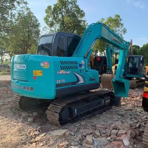 Kobelco มือสองเครื่องขุดตีนตะขาบ Sk75-8 7Ton ขุดขนาดเล็กพร้อมเครื่องยนต์แมวสวยมือสองไฮดรอลิกขุด - Product Image 6