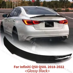 Alerón Trasero para Q50 Q50L 2014-2022, Protector de Maletero, Extensión de Tapa de Maletero, Decoración Externa, Tuning - Product Image 3