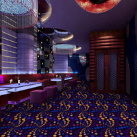 Tapis imprimés mur à mur en nylon de style classique personnalisé pour le cinéma, le casino, la salle de réunion, le restaurant, l'hôtel, la prière et la voiture.