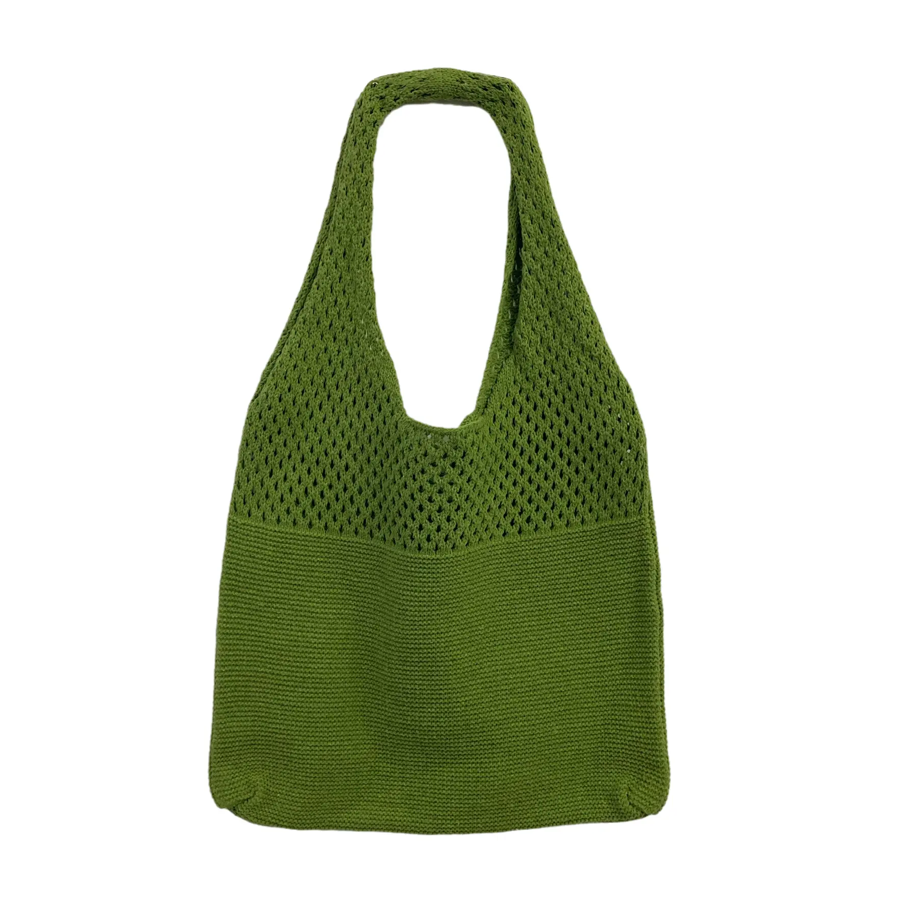 Knitted Fashion Vintage One Shoulder Bag Handbag Large Capacity Women Tote Bag