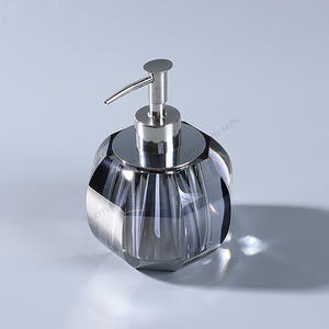 Distributeur automatique de savon <span class=keywords><strong>mousse</strong></span> de luxe, bouteille à <span class=keywords><strong>pompe</strong></span>, bouteille en verre de cristal, dispensateur de savon sous forme de bouteille, ml - Product Image 3