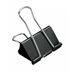 Custom Office Paper Clip Photo Stationery Binder Clips 15-51mm Metal Binder Clips