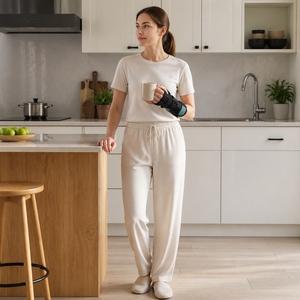 <span class=keywords><strong>Attelle</strong></span> de <span class=keywords><strong>poignet</strong></span> confortable, réglable, légère et respirante avec fermeture à lacets et évacuation de l'humidité pour les douleurs au <span class=keywords><strong>poignet</strong></span> - Product Image 4