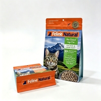 Sacs en Mylar à fond carré, grand format, imprimés sur mesure, finition mate, pour aliments pour chiens et chats, qualité alimentaire, résistants à l'humidité